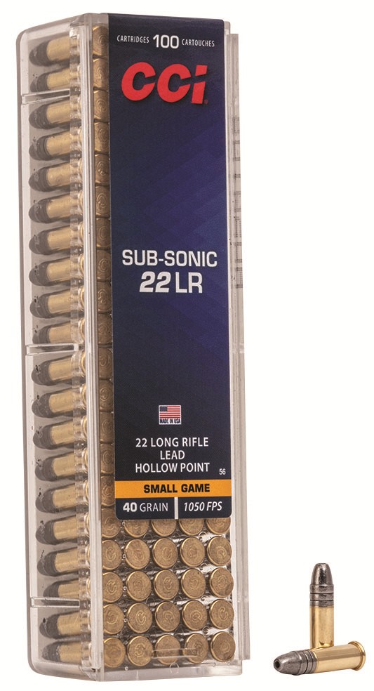 CCI SUBSONIC 22LR 40GR LHP 100 - Taurus Savings